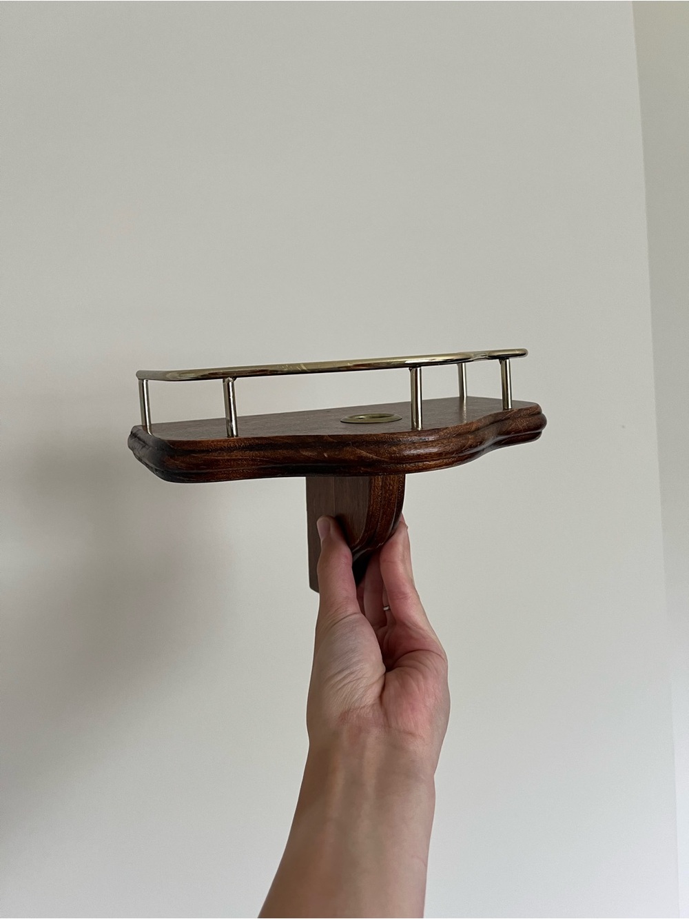 VTG Mounted Wall Shelf with Votive Display